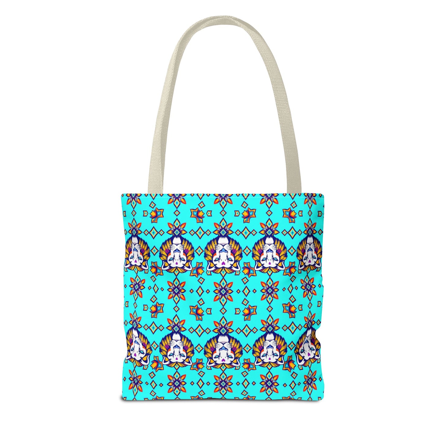 Tote Bag (AOP), Leo, Zodiac v1, Jewel Pattern