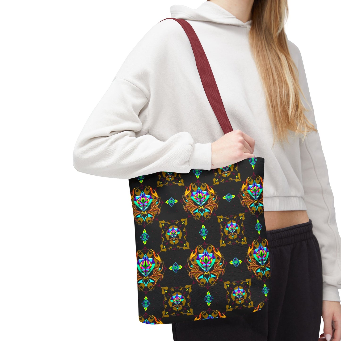 Tote Bag (AOP), Scorpio, Zodiac, Jewel Pattern