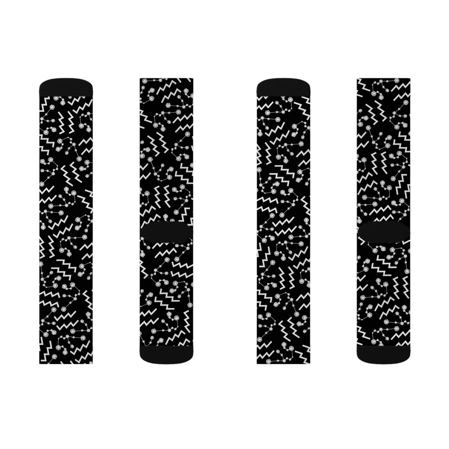 Zodiac Sublimation Socks Aquarius Zodiac sign