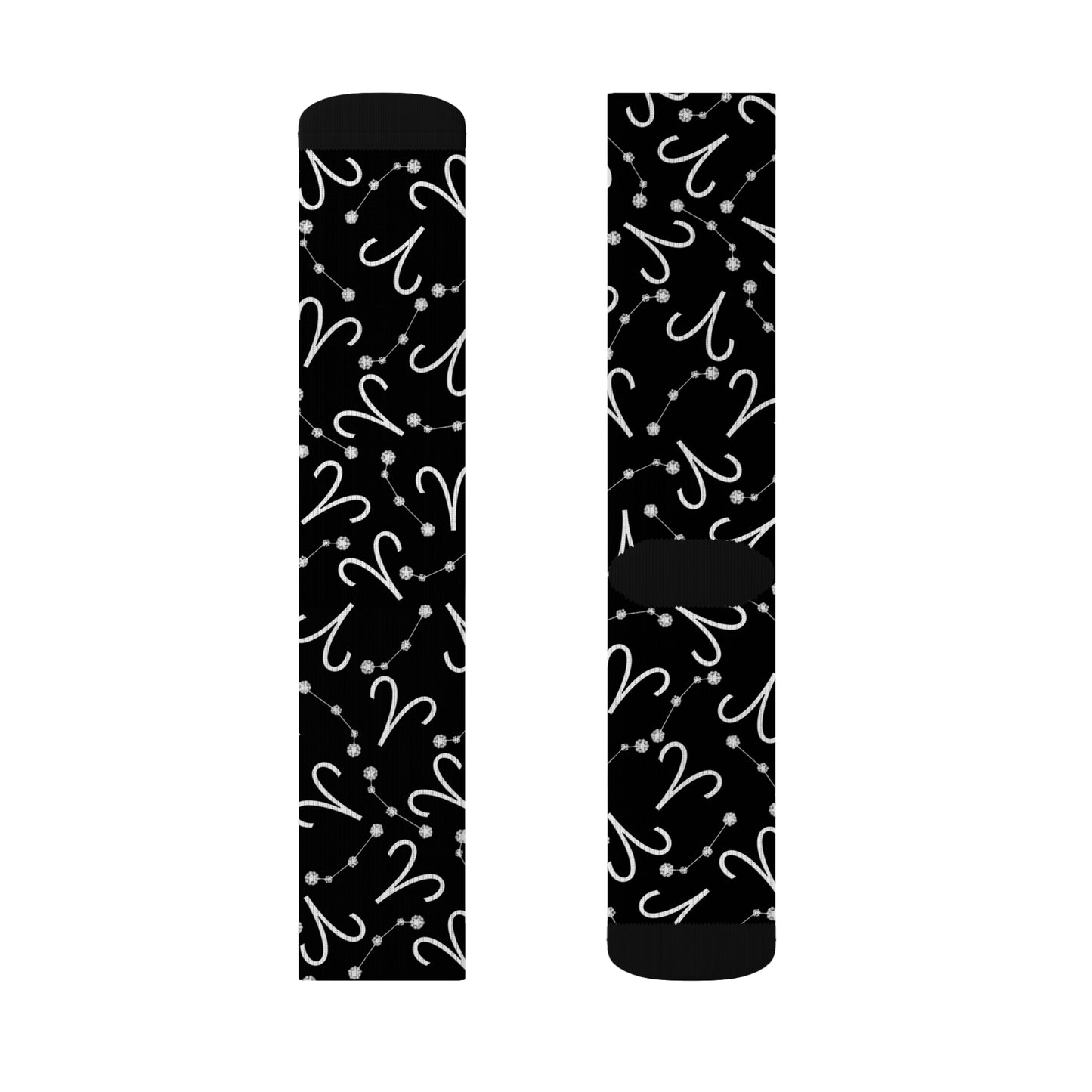 Zodiac Sublimation Socks Aries Zodiac sign