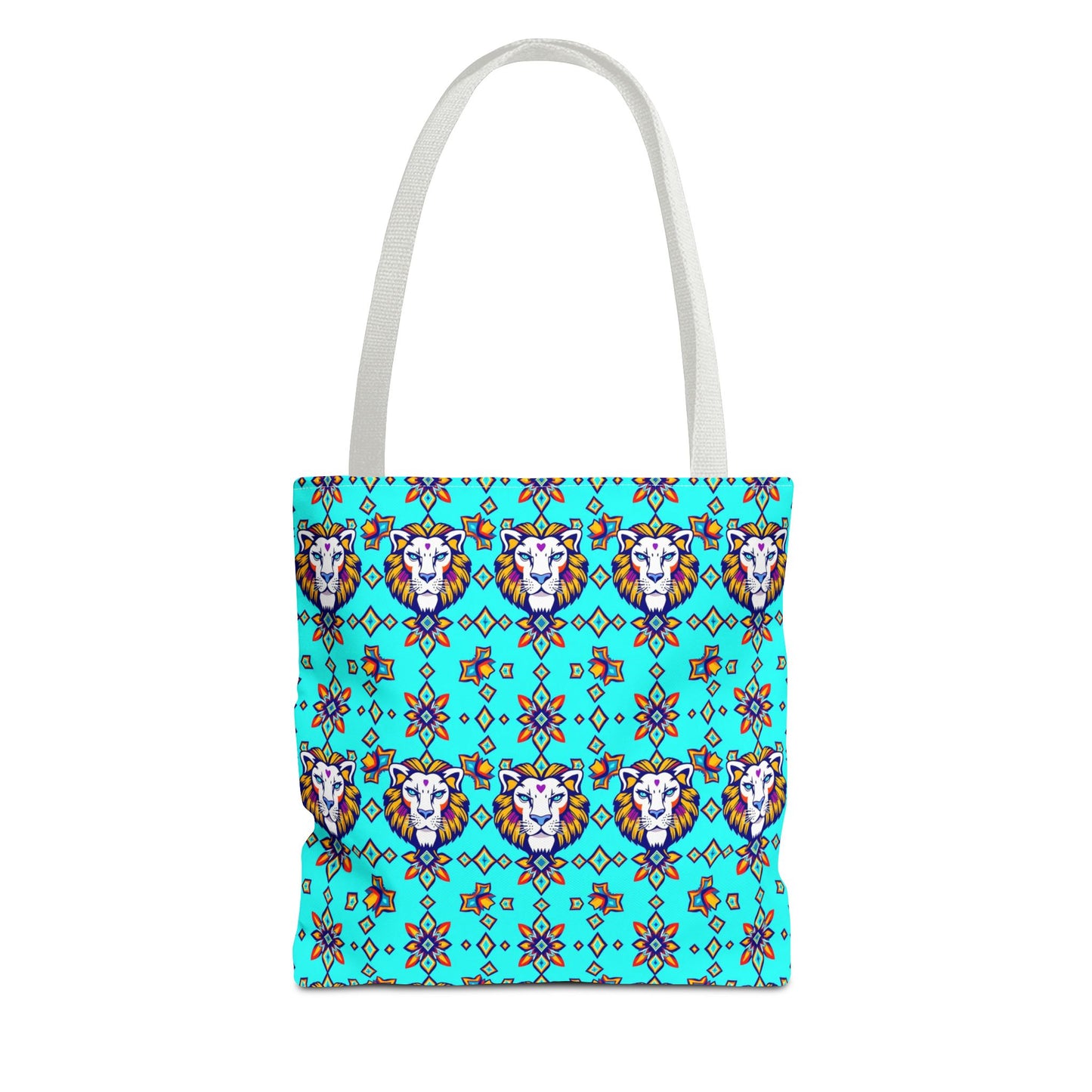 Tote Bag (AOP), Leo, Zodiac v1, Jewel Pattern