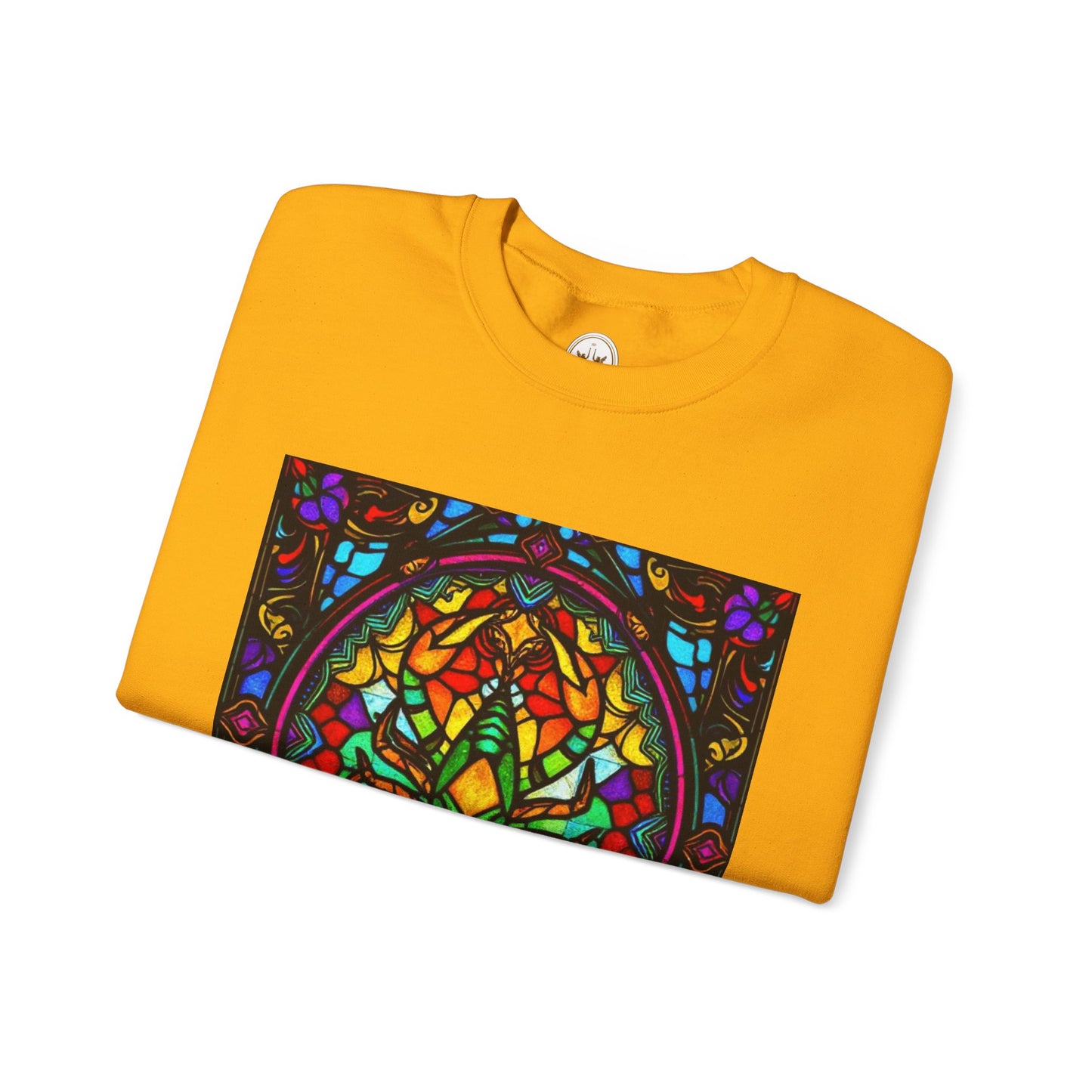 Unisex Heavy Blend™ Crewneck Sweatshirt, Glass 1, Scorpio Zodiac Design