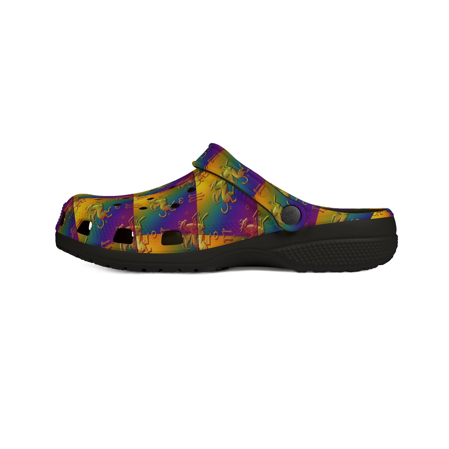 EVA Foam Rubber Shoes, (AOP), Virgo, Zodiac v4, Pattern