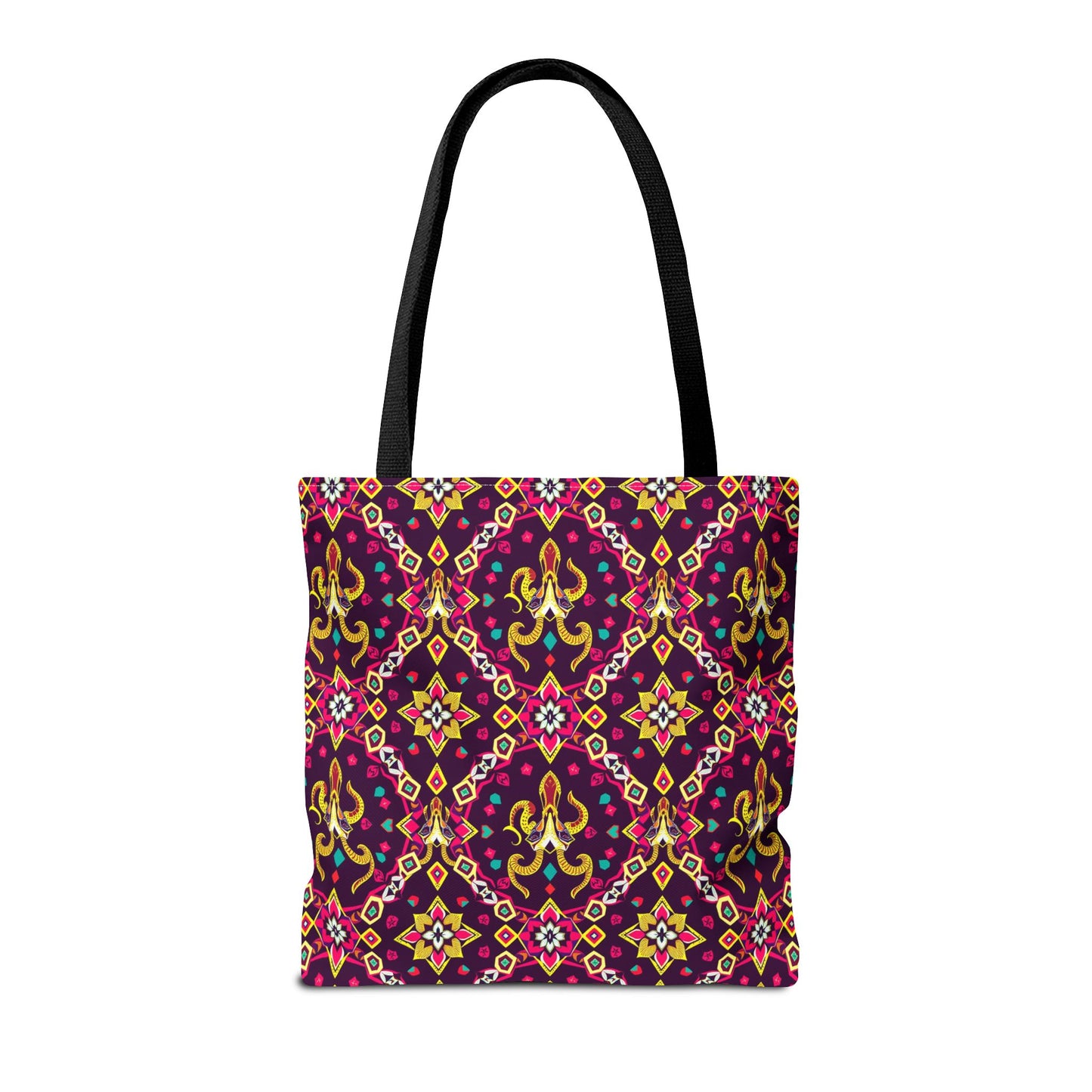 Tote Bag (AOP), Capricorn, Zodiac, Jewel Pattern