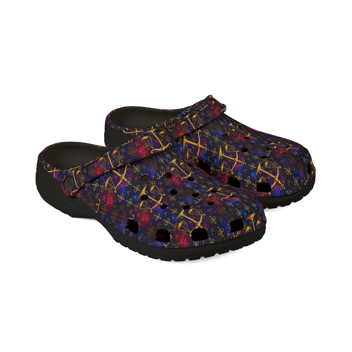 EVA Foam Rubber Shoes, (AOP), Libra, Zodiac v2, Pattern
