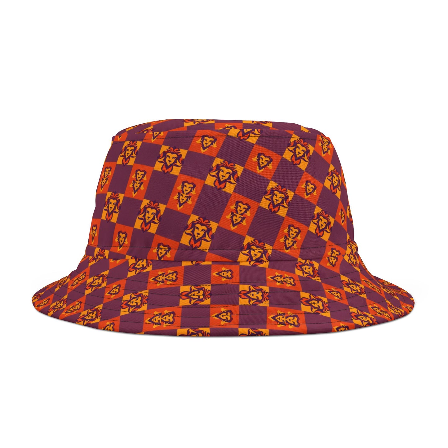 Bucket Hat, (AOP), Leo, Zodiac, Shape Pattern