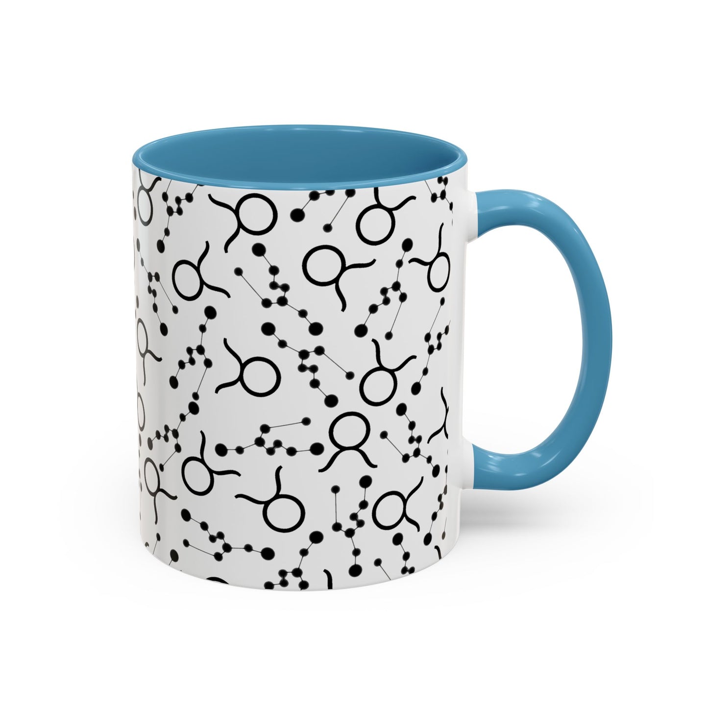 Accent Coffee Mug with the Taurus Zodiac sign (11, 15oz)