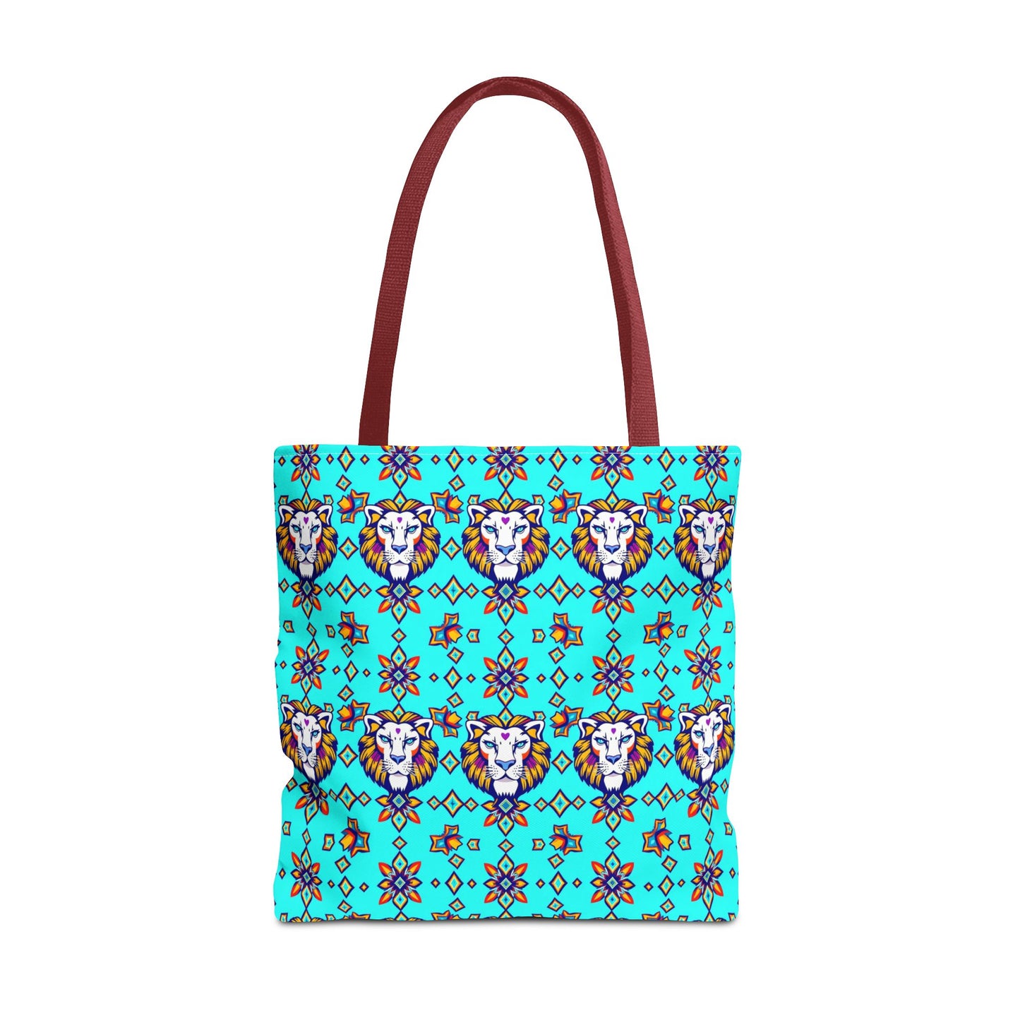 Tote Bag (AOP), Leo, Zodiac v1, Jewel Pattern