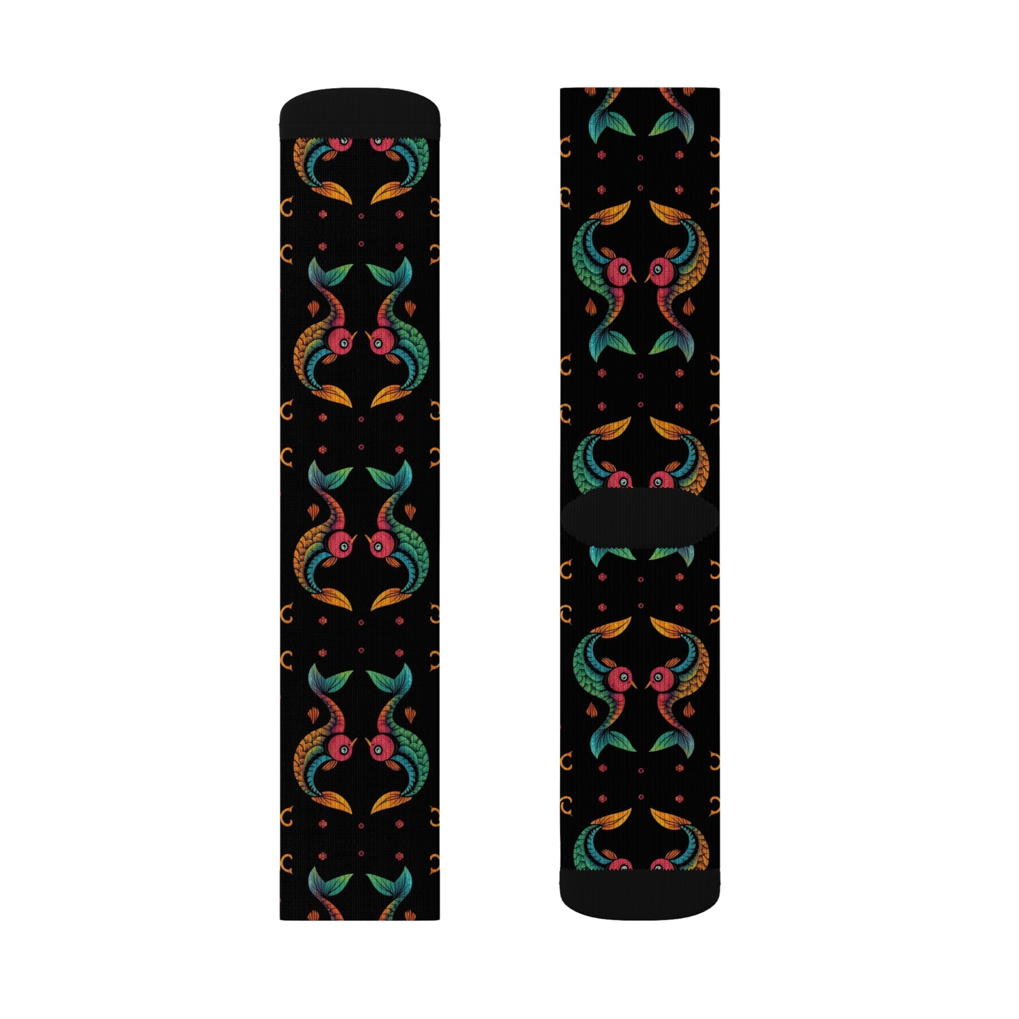 Sublimation Socks, Pisces, Zodiac v2, Pattern