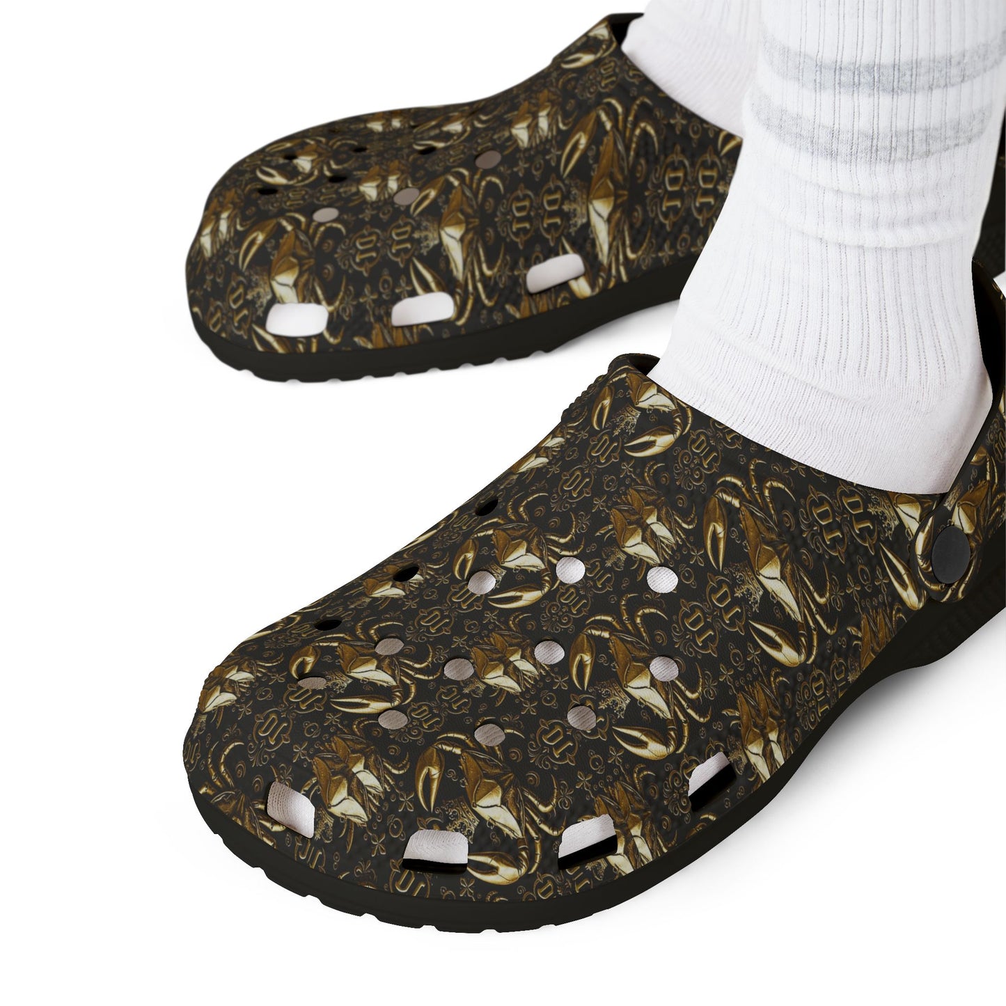 EVA Foam Rubber Shoes, (AOP), Cancer, Zodiac v3, Pattern