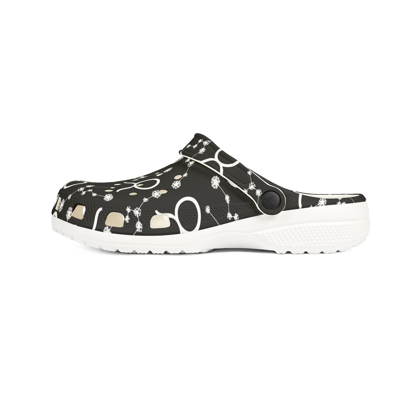 EVA Foam Rubber Shoes (AOP), Material 100% EVA, Virgo Zodiac Design