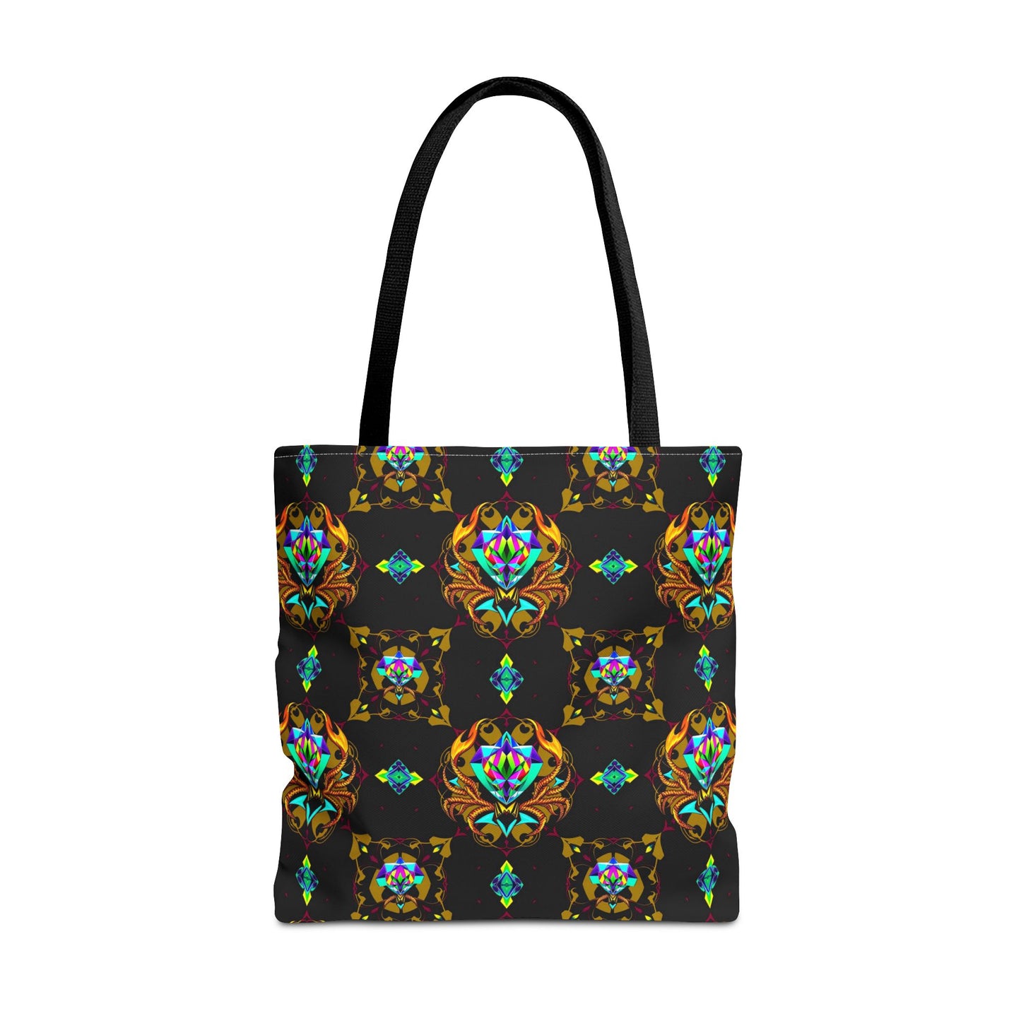 Tote Bag (AOP), Scorpio, Zodiac, Jewel Pattern