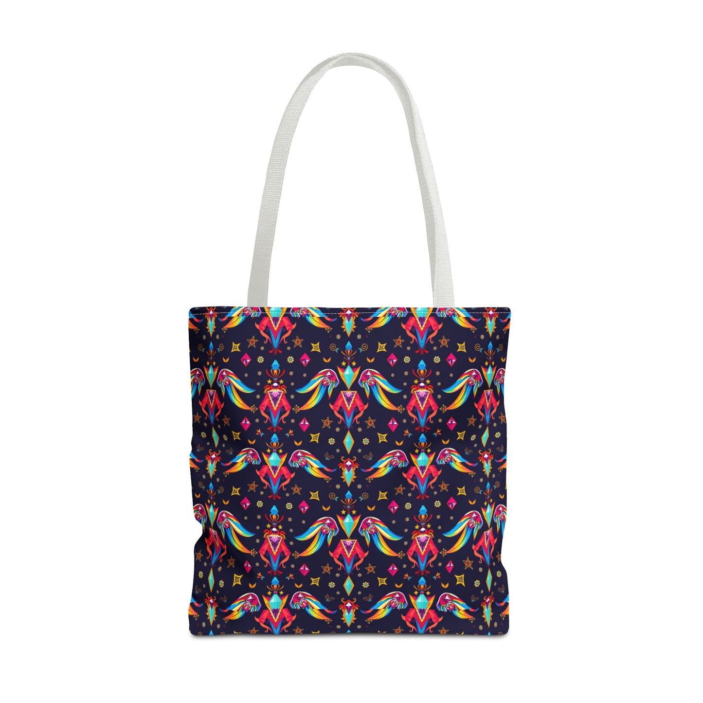 Tote Bag (AOP), Virgo, Zodiac v1, Jewel Pattern