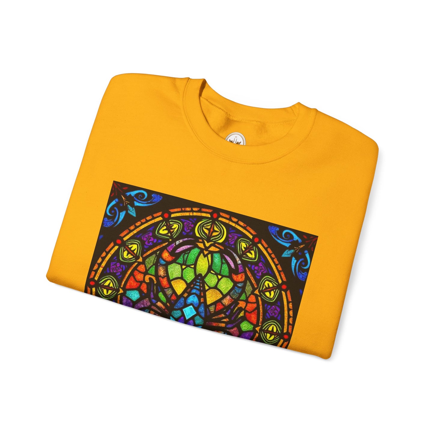Unisex Heavy Blend™ Crewneck Sweatshirt, Glass 1, Scorpio Zodiac Design