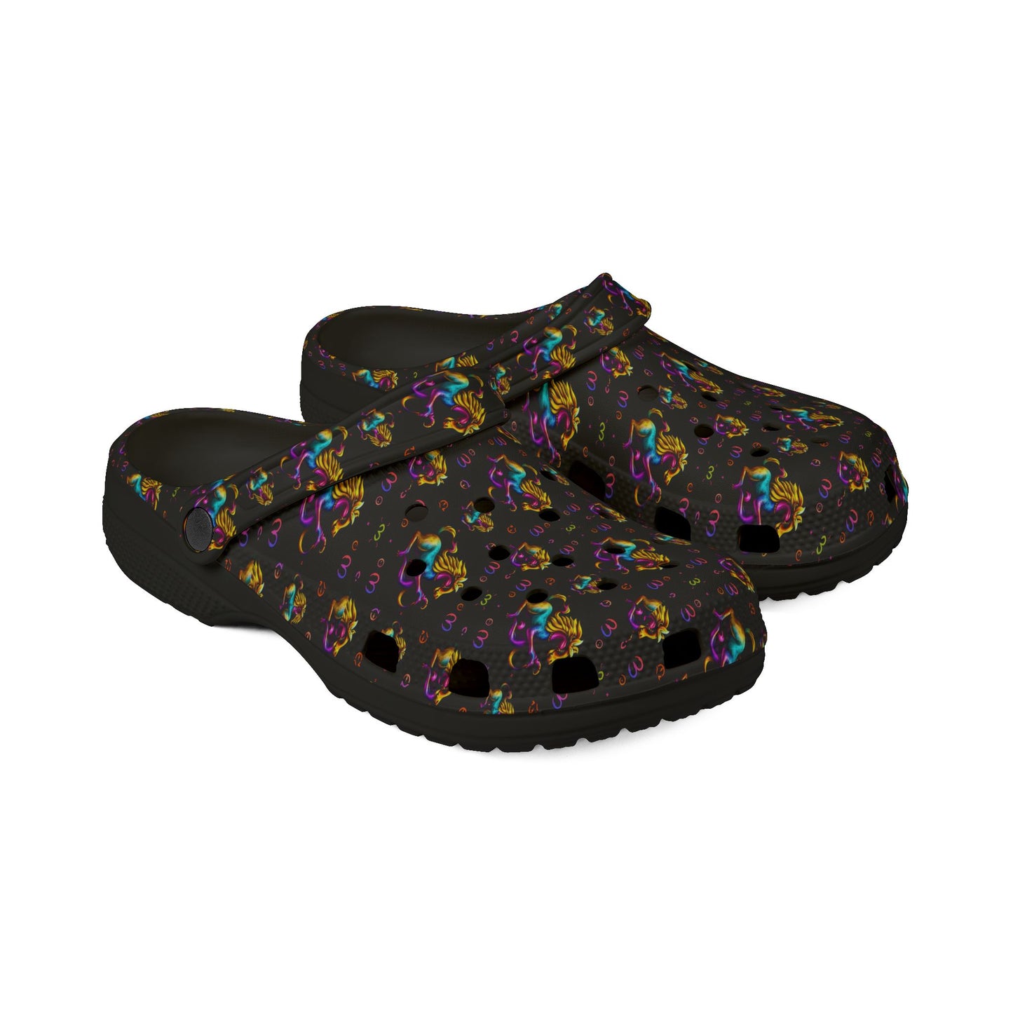EVA Foam Rubber Shoes, (AOP), Virgo, Zodiac v3, Pattern