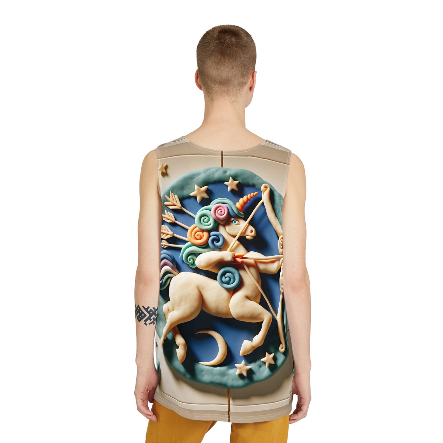 Men's Tank (AOP), Regular fit, Sagittarius Zodiac Sign