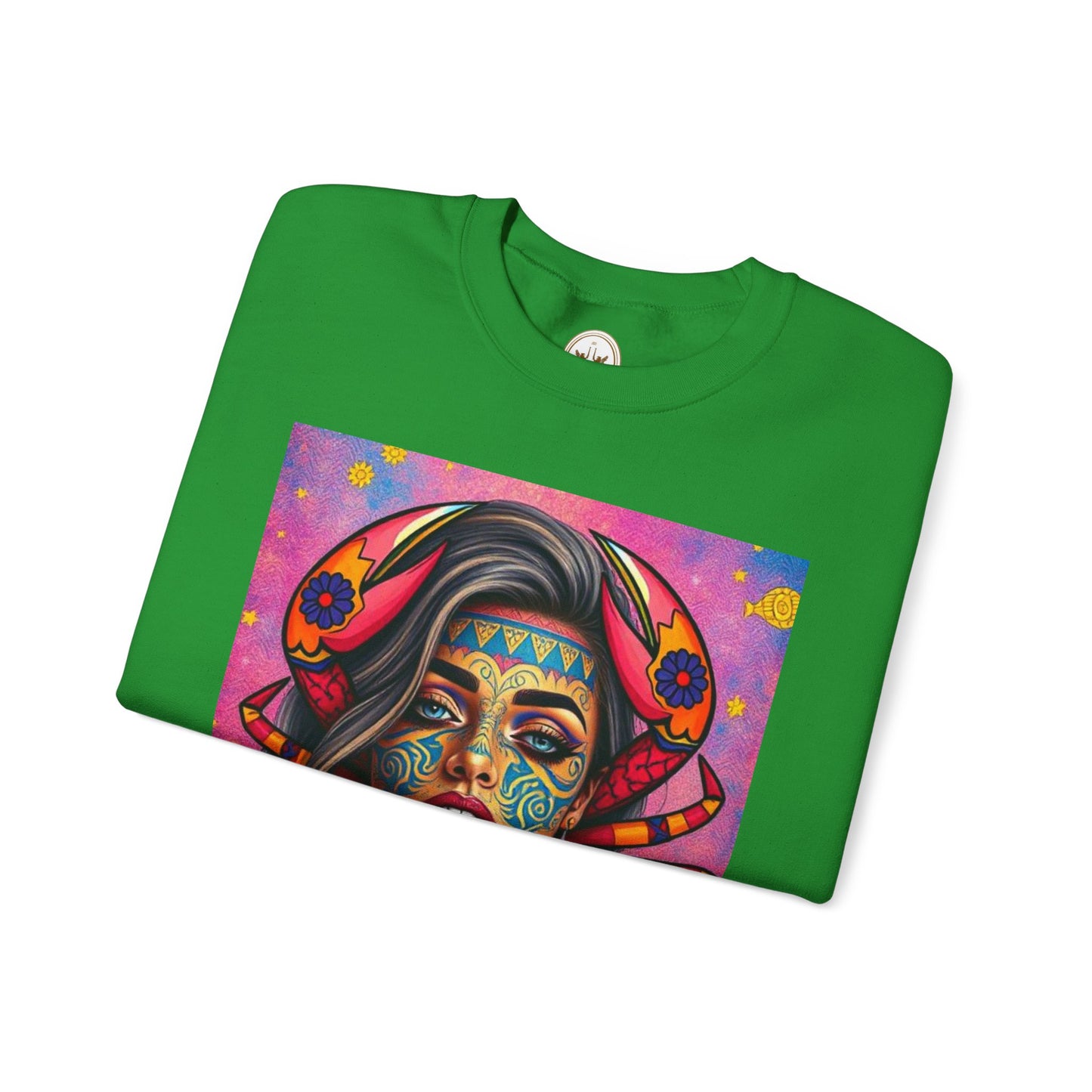 Unisex Heavy Blend™ Crewneck Sweatshirt, Cancer, Zodiac, Sexy Pattern