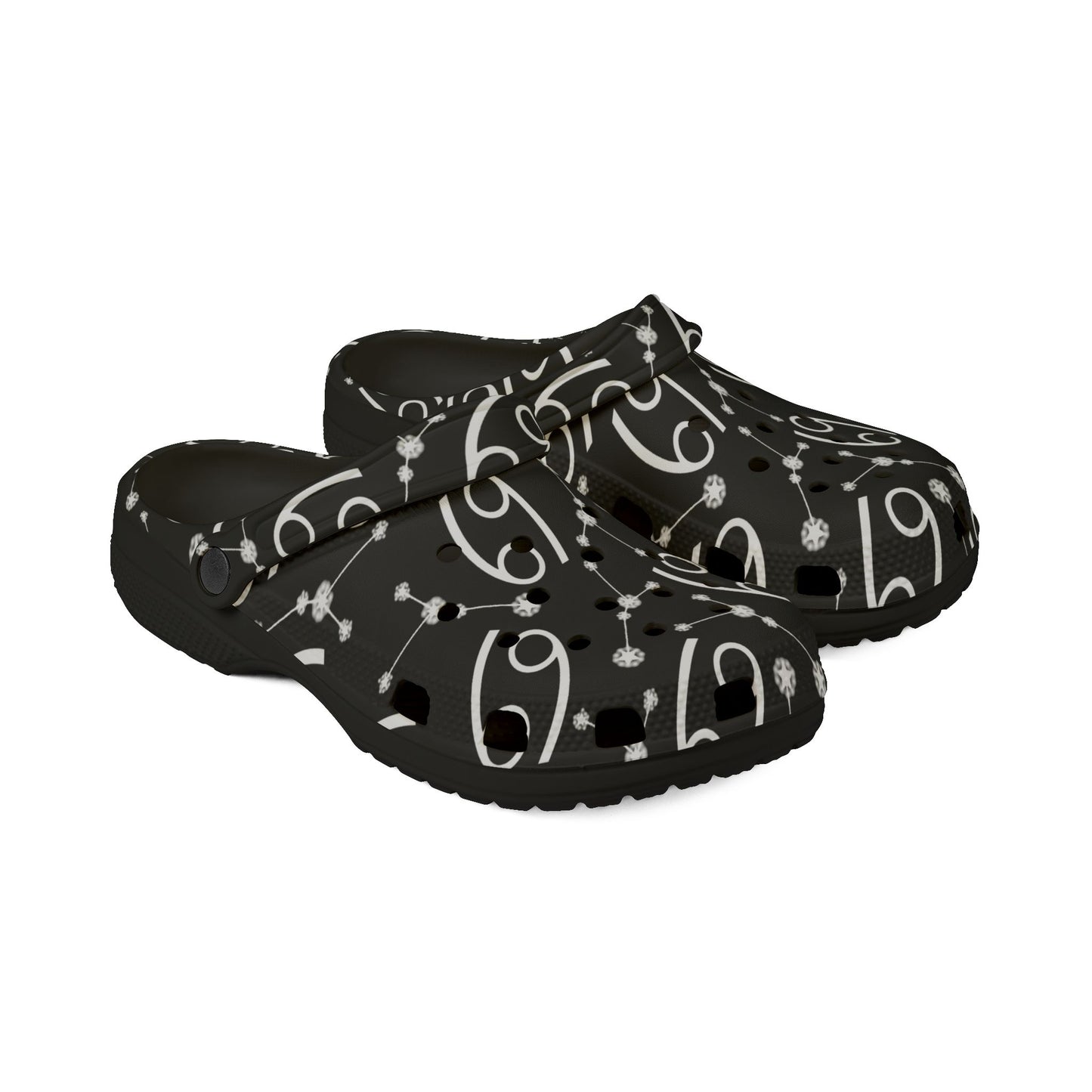 EVA Foam Rubber Shoes (AOP), Material 100% EVA, Cancer Zodiac Design