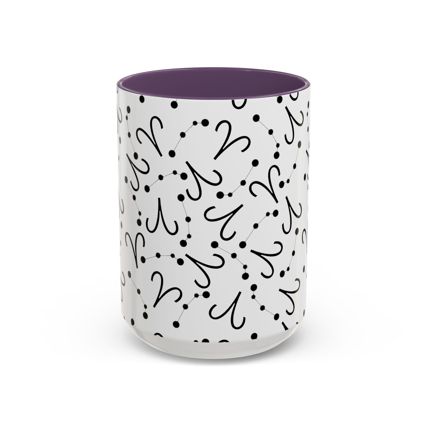 Accent Coffee Mug with the Aries sign (11, 15oz)