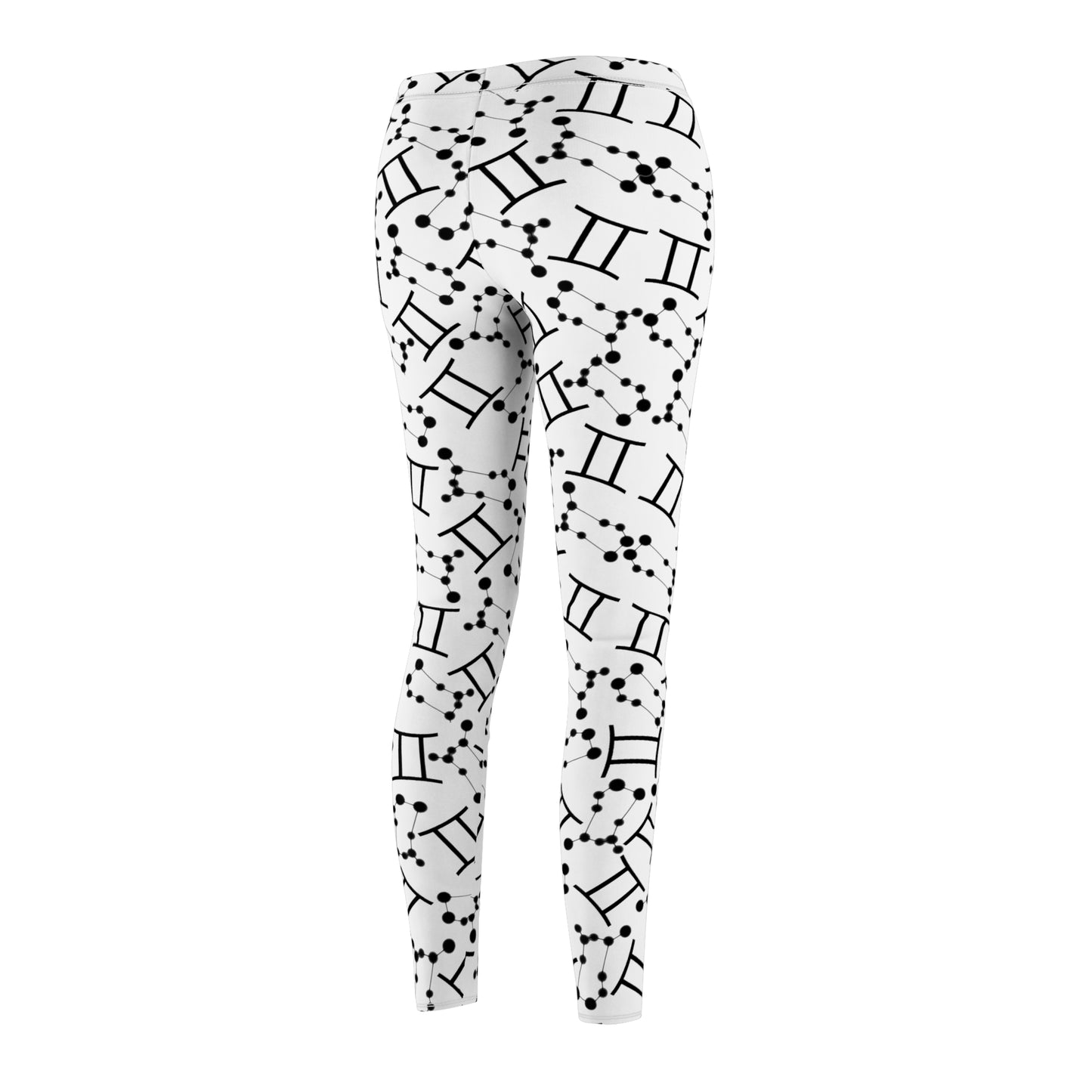 Women's Zodiac Cut & Sew Casual Leggings Gemini Zodiac sign