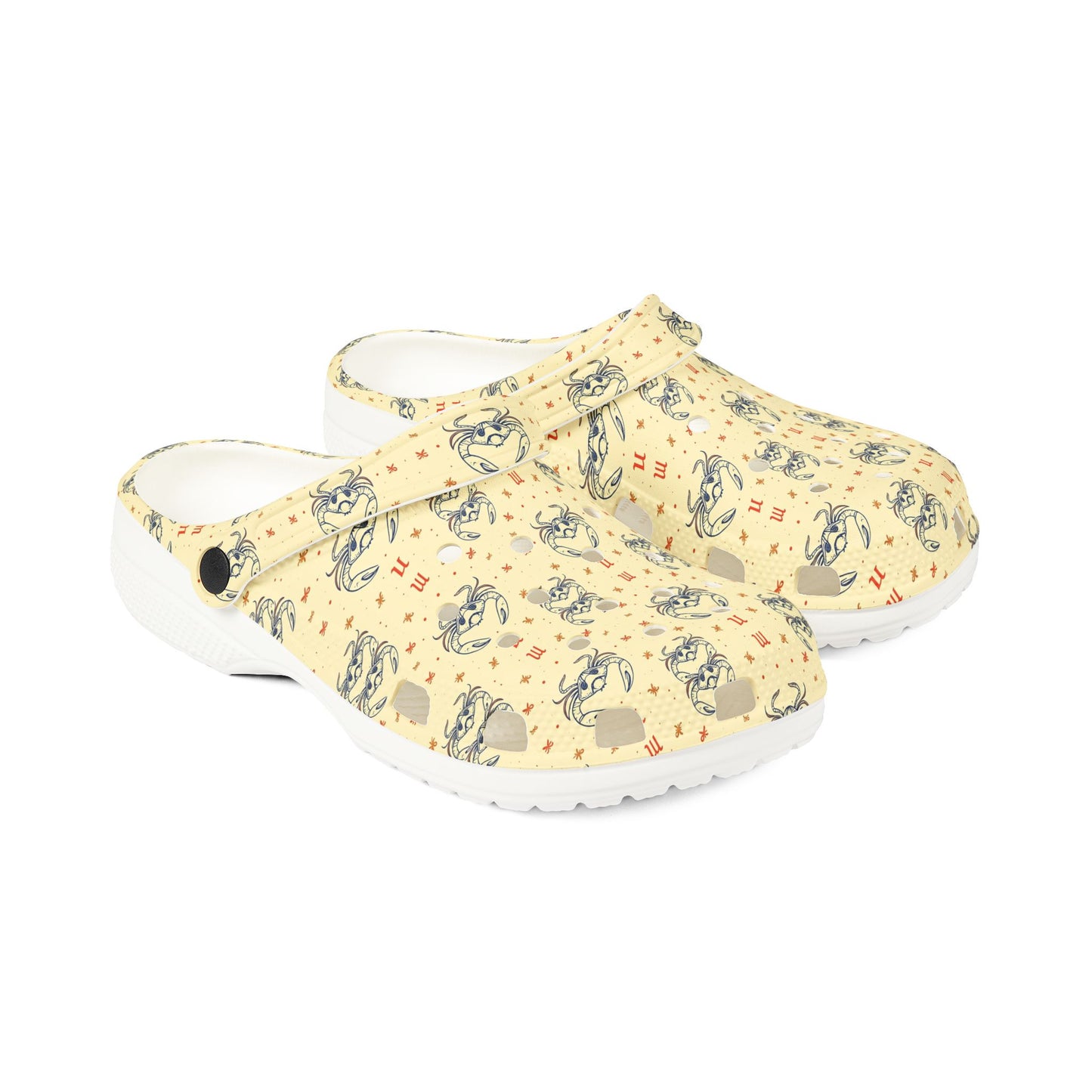 EVA Foam Rubber Shoes, (AOP), Cancer, Zodiac, Pattern