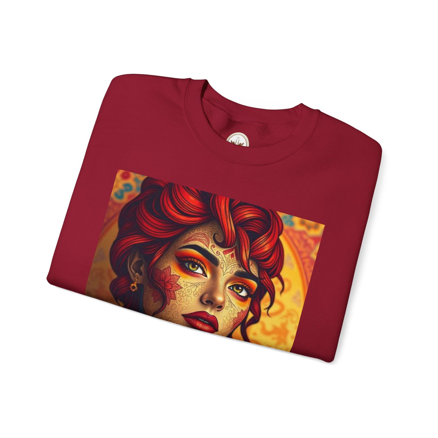 Unisex Heavy Blend™ Crewneck Sweatshirt, Aquarius, Zodiac v2, Sexy Pattern