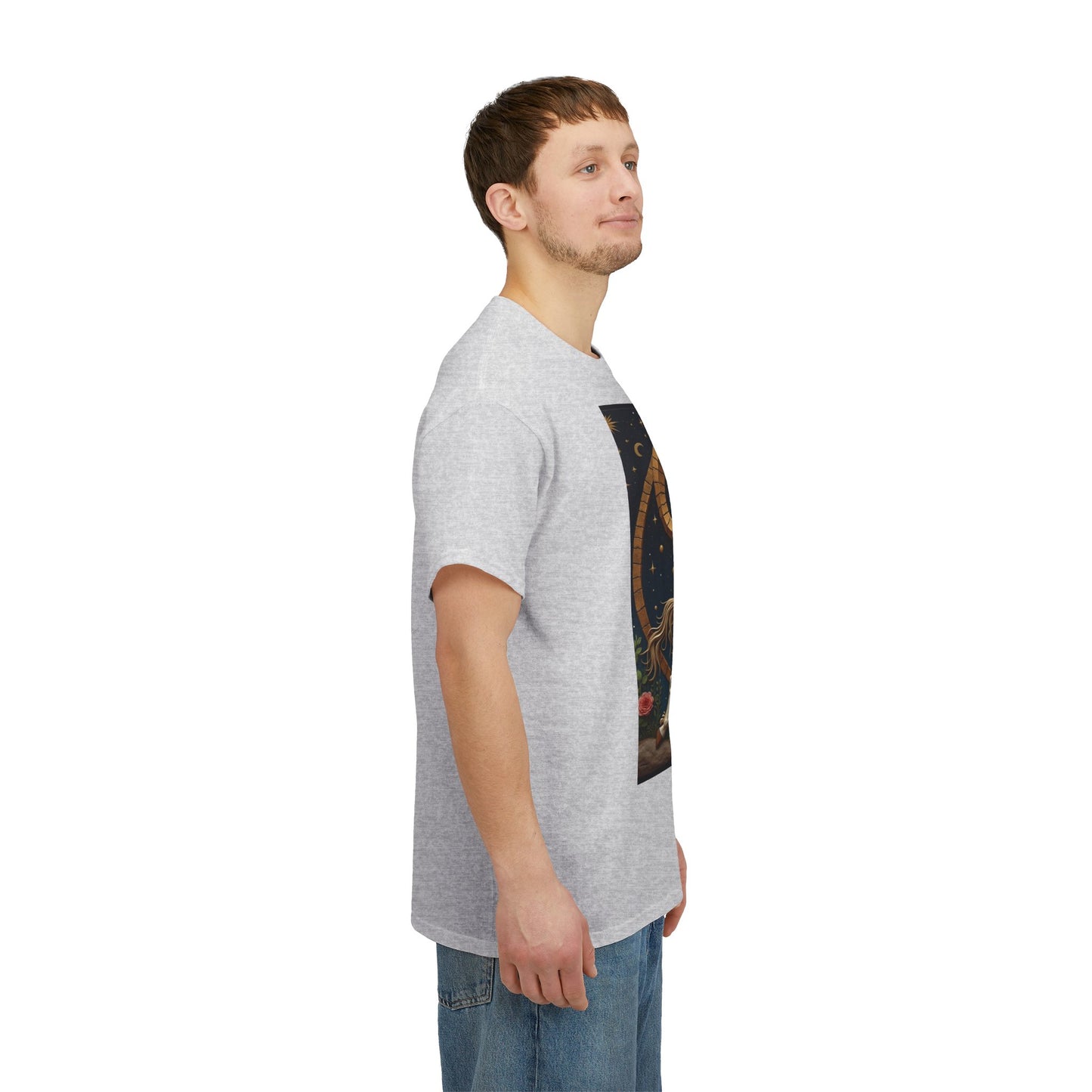 Unisex Heavy Cotton T-Shirt, Aries Animal. Zodiac Design