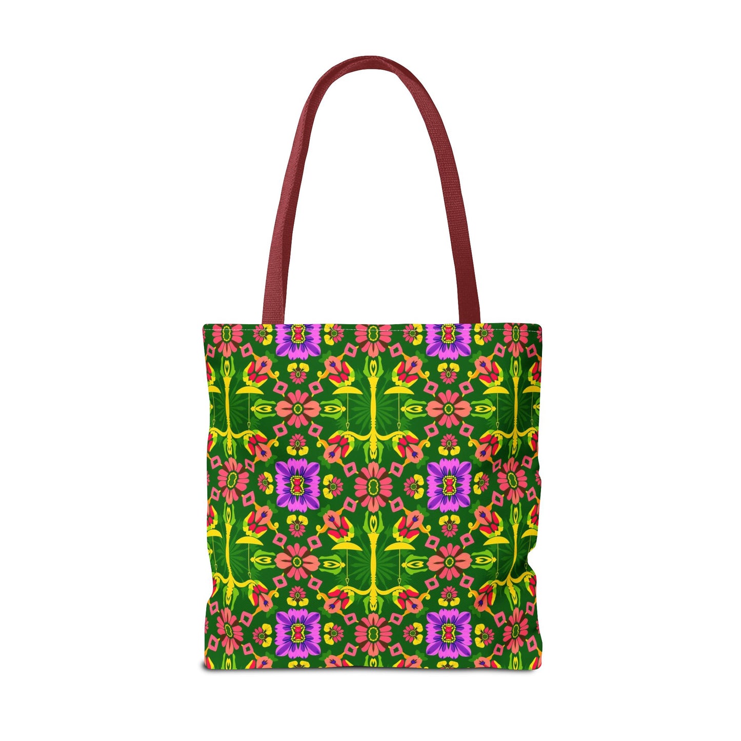 Tote Bag (AOP), Libra, Zodiac, Flower Pattern