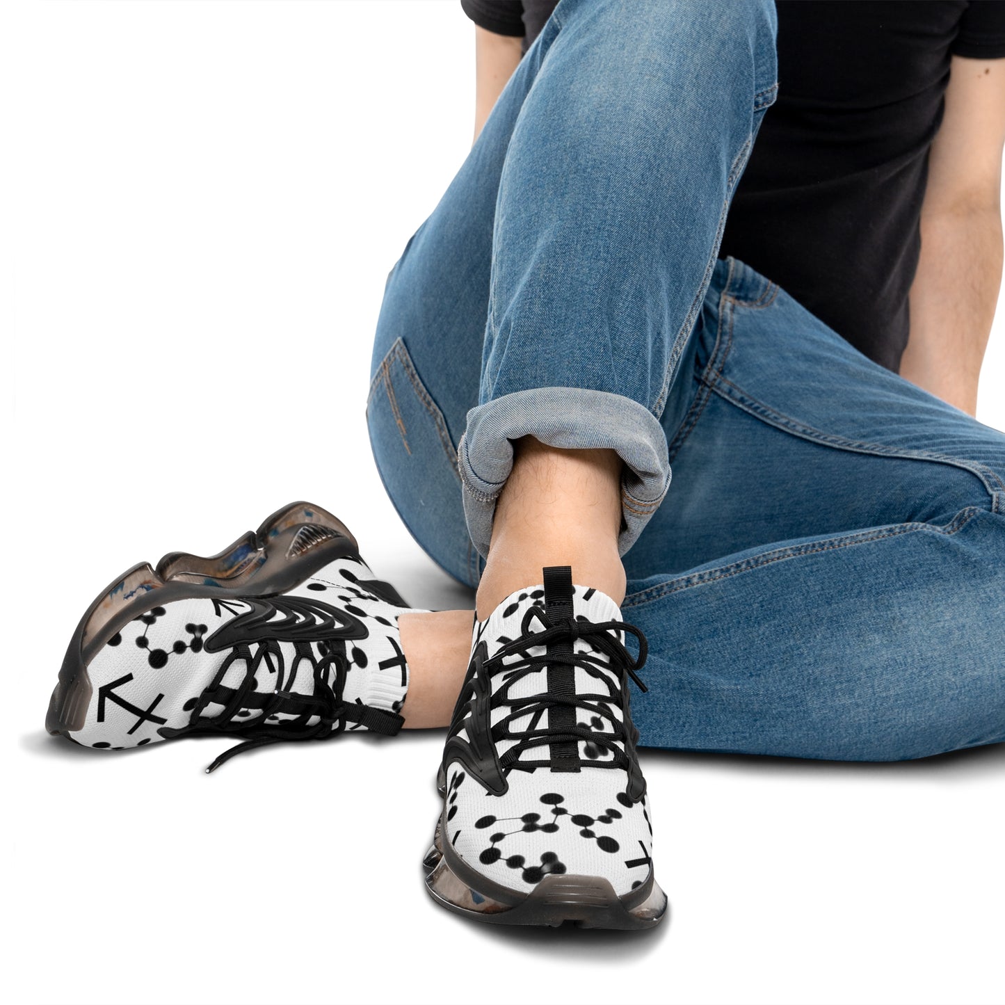 Men's Mesh Sneakers, Sagittarius Zodiac Sign, all over print