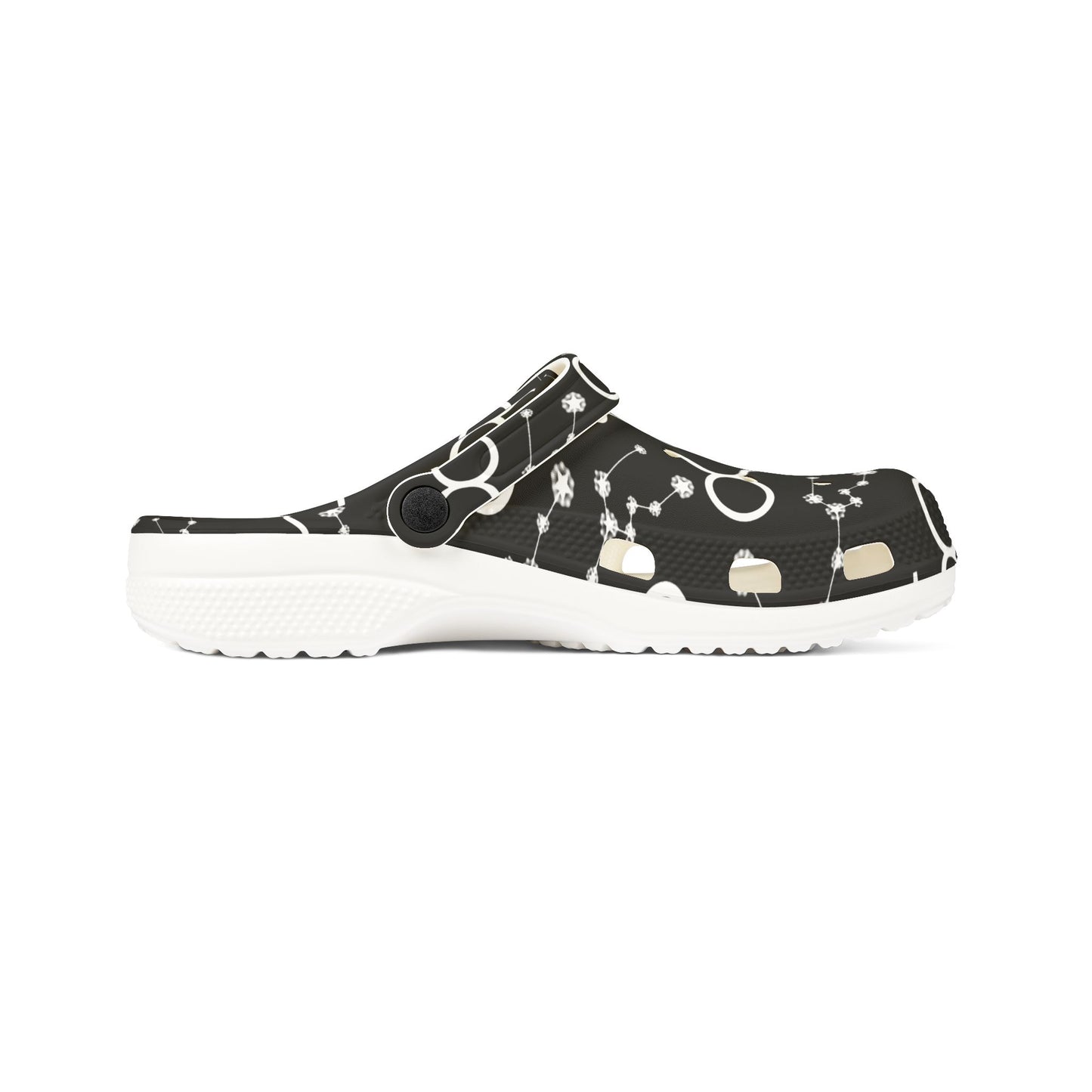 EVA Foam Rubber Shoes (AOP), Material 100% EVA, Virgo Zodiac Design