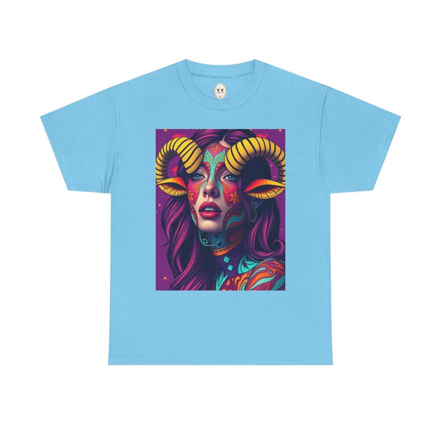Unisex Heavy Cotton T-Shirt, Taurus, Zodiac v2, Sexy Art