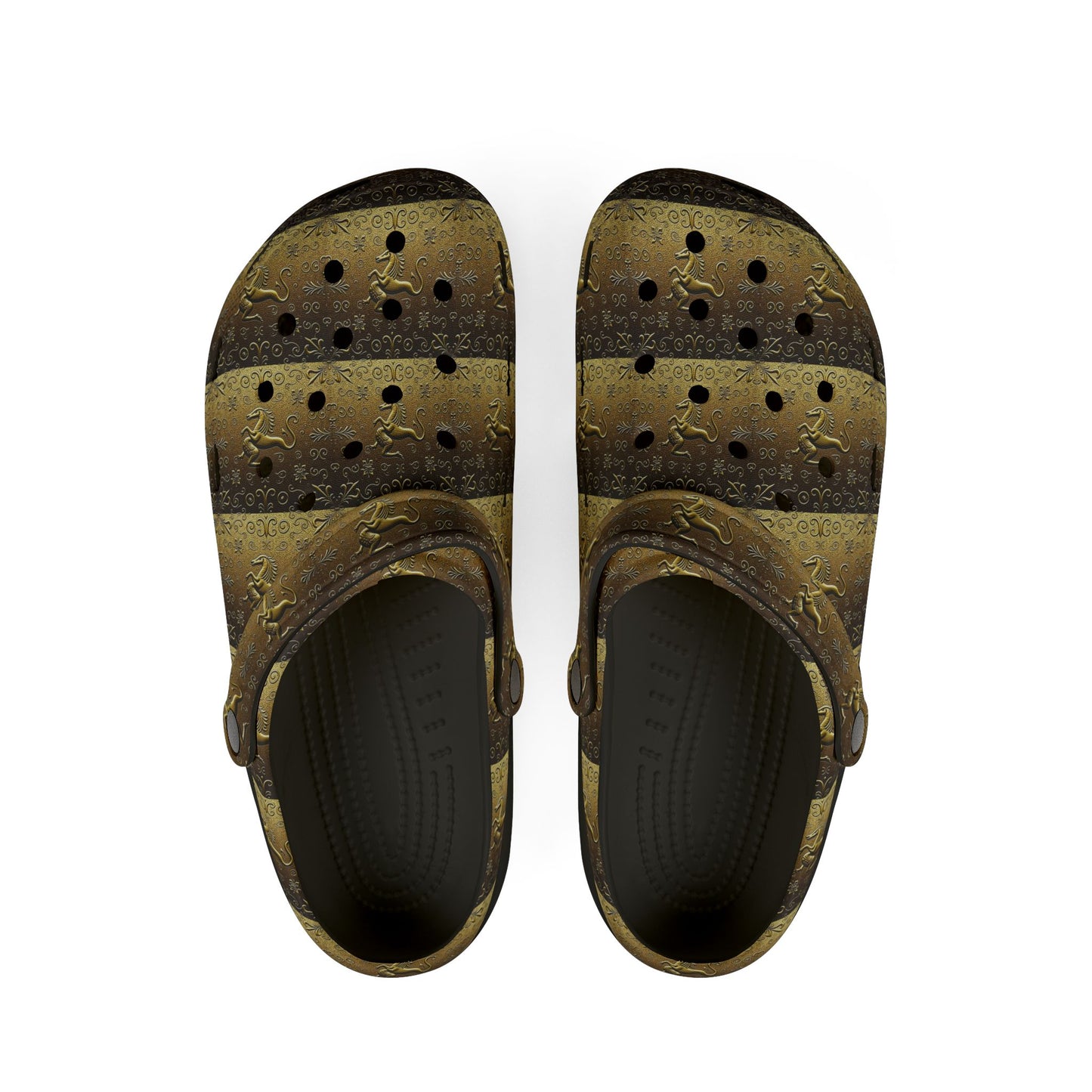 EVA Foam Rubber Shoes, (AOP), Aquarius, Zodiac v3, Pattern