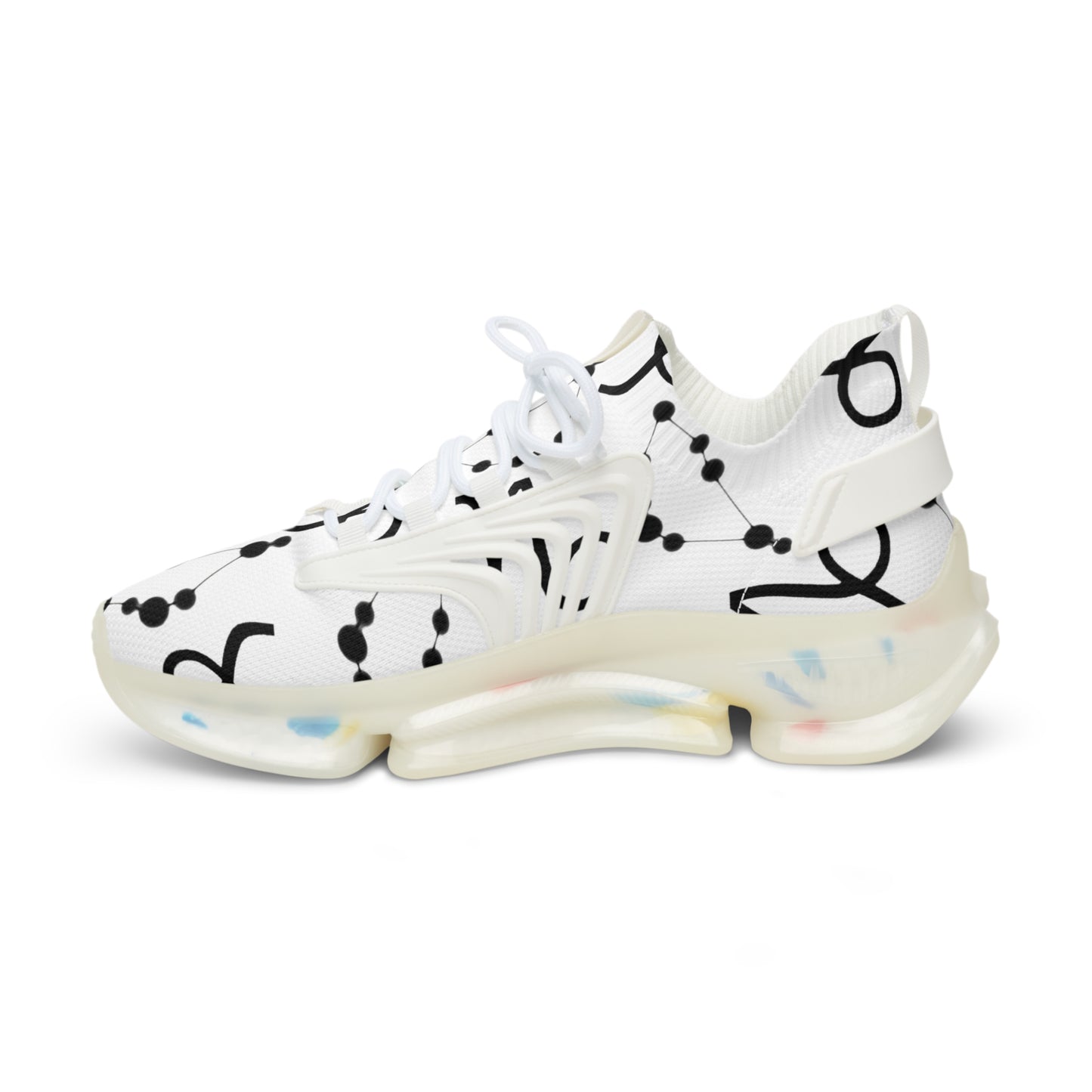 Men's Mesh Sneakers, Capricorn Zodiac Sign, all over print
