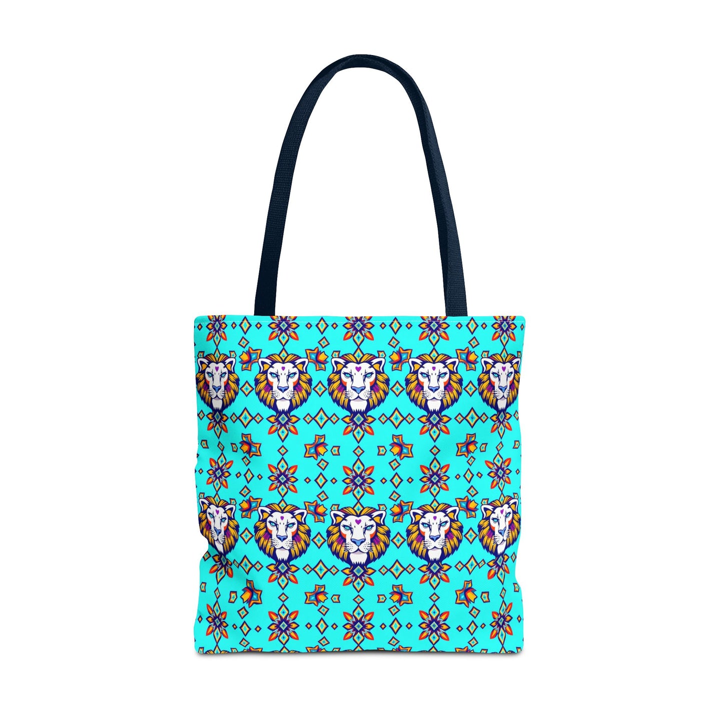 Tote Bag (AOP), Leo, Zodiac v1, Jewel Pattern