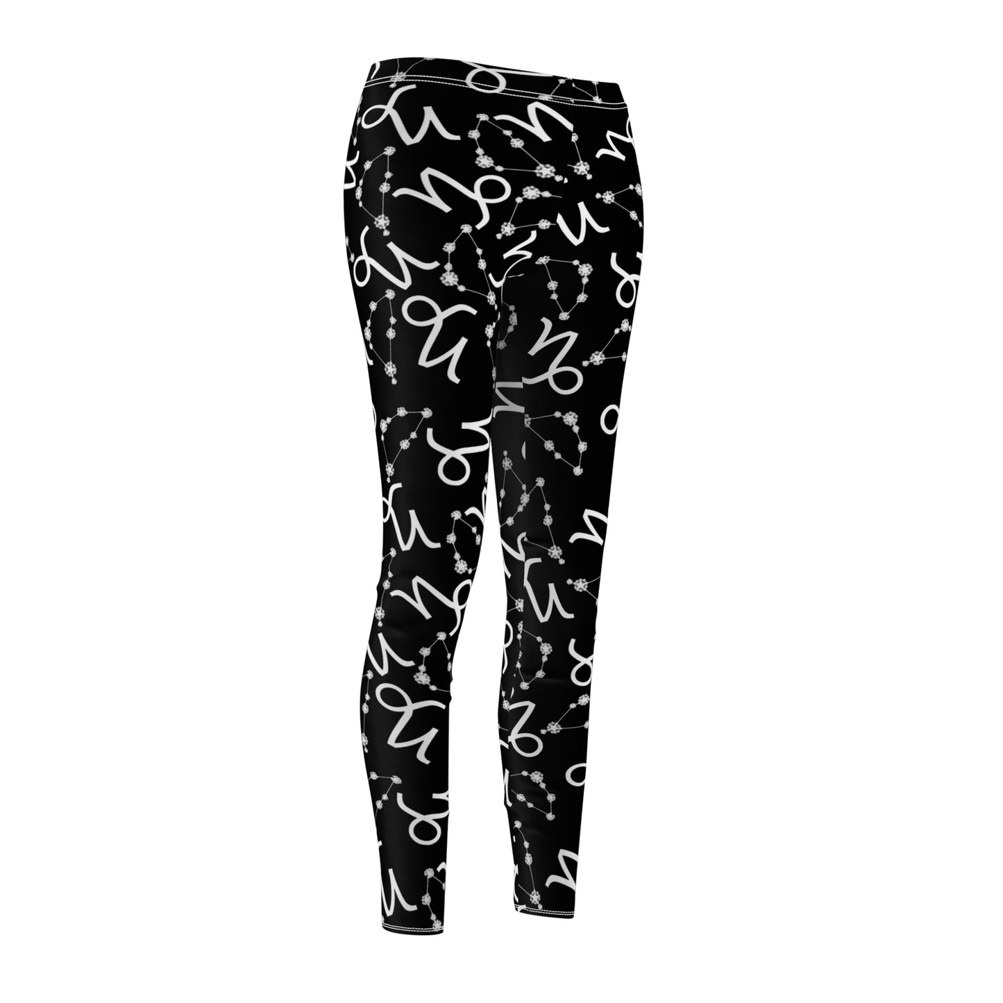 Women's Zodiac Cut & Sew Casual Leggings Capricorn Zodiac sign