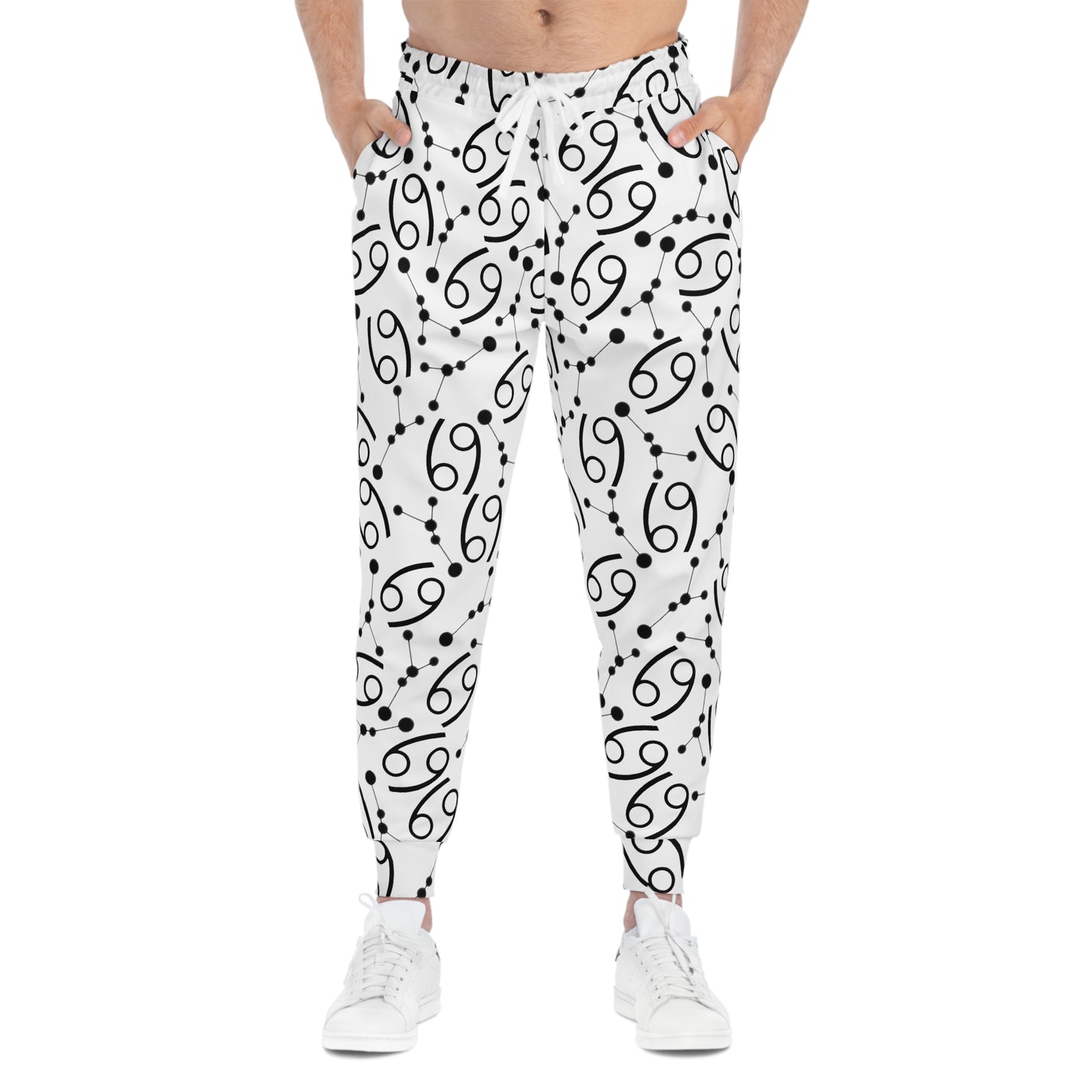 Athletic Joggers Cancer Zodiac sign (AOP)