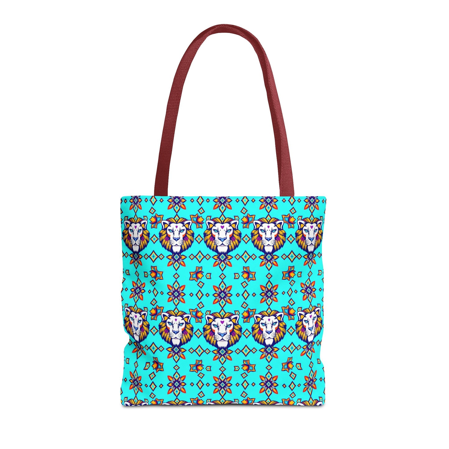 Tote Bag (AOP), Leo, Zodiac v1, Jewel Pattern