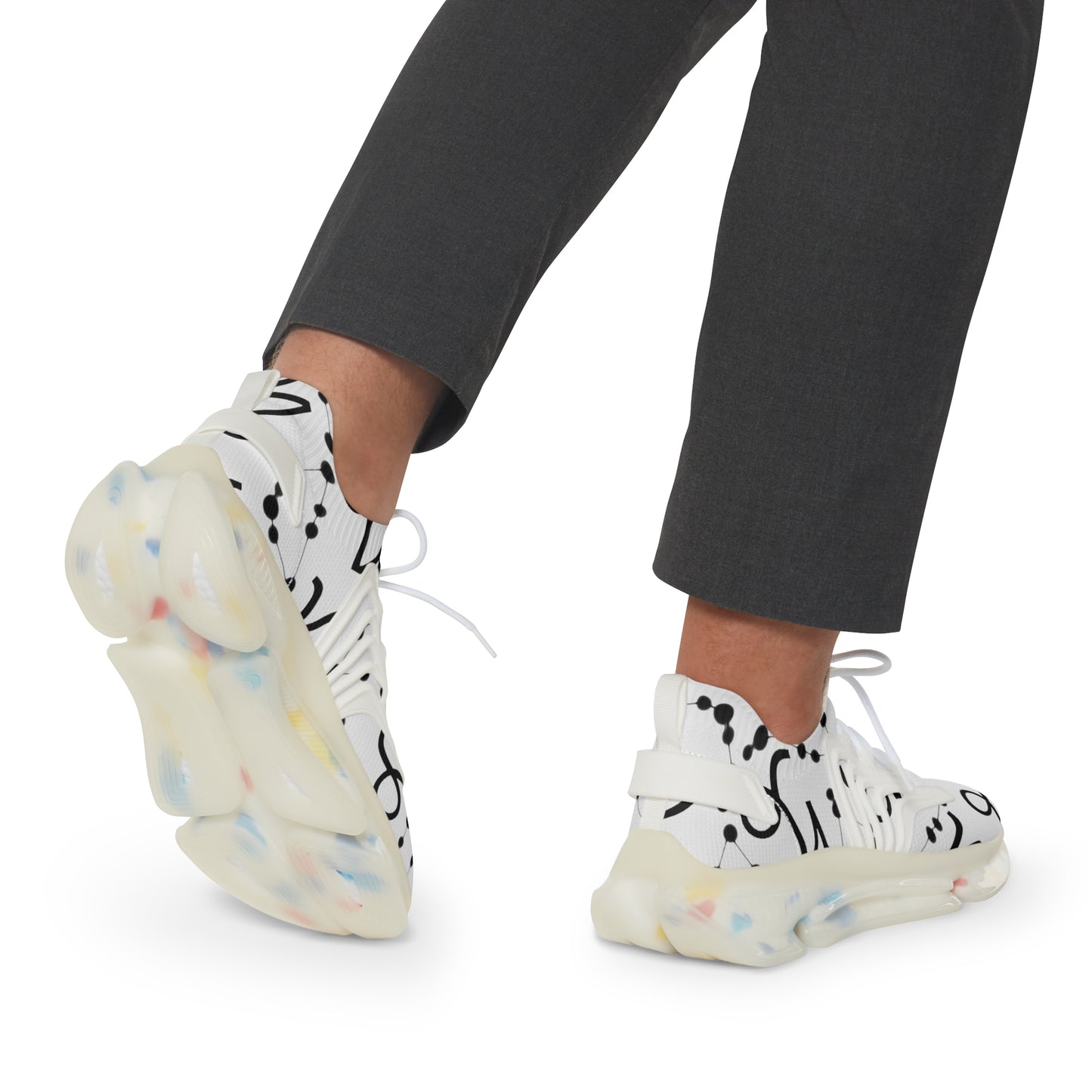 Men's Mesh Sneakers, Capricorn Zodiac Sign, all over print