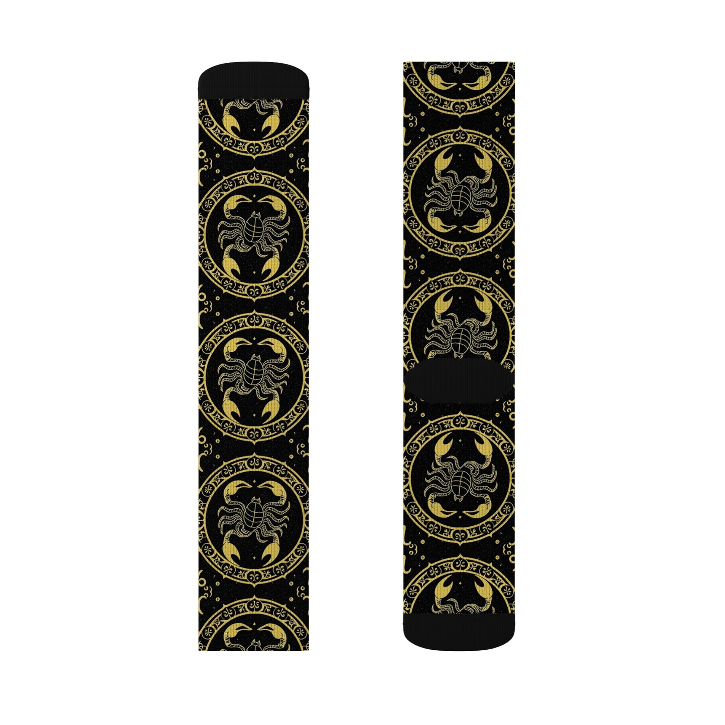Sublimation Socks, Scorpio, Zodiac v1, Pattern