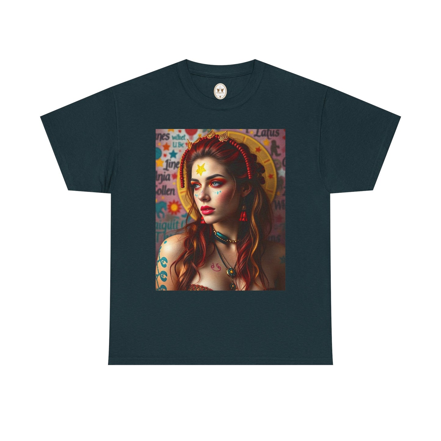 Unisex Heavy Cotton T-Shirt, Sagittarius, Zodiac, Sexy Art