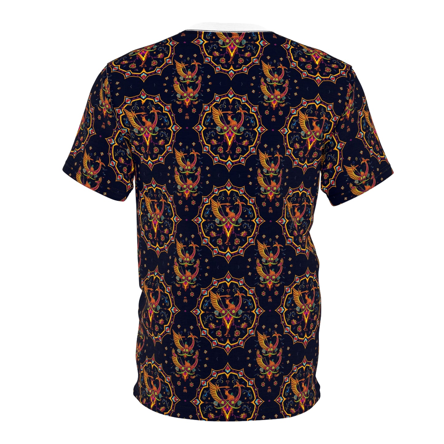 Unisex Cut & Sew T-Shirt, (AOP), Sagittarius, Zodiac v2, Jewels Pattern