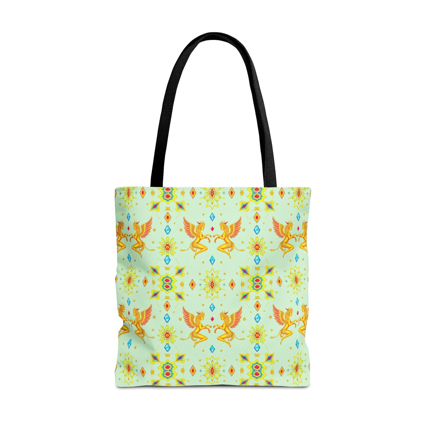 Tote Bag (AOP), Gemini, Zodiac v1, Jewel Pattern