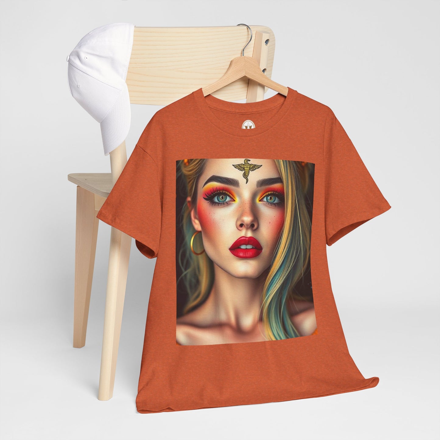 Unisex Heavy Cotton T-Shirt, Virgo, Zodiac, Sexy Art