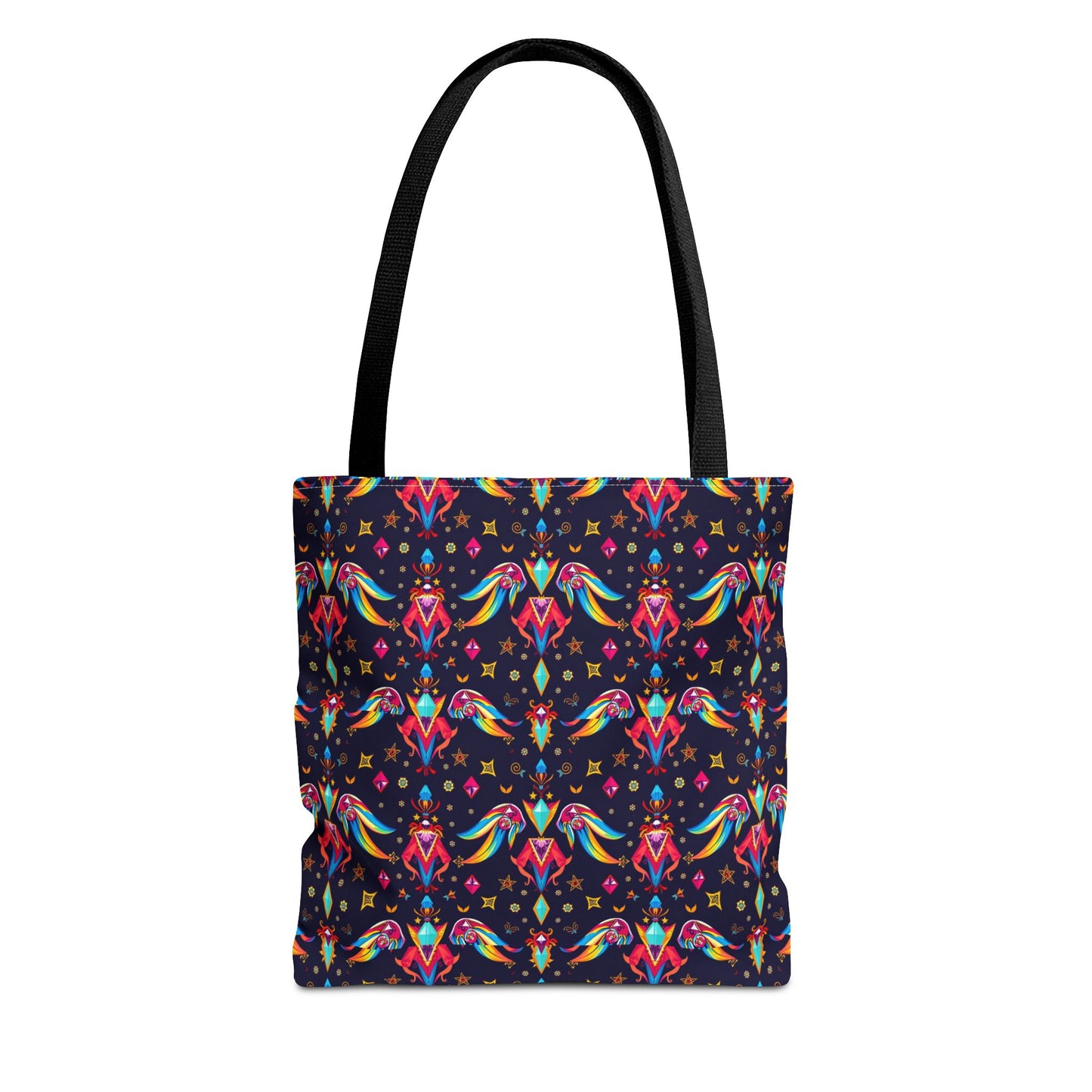 Tote Bag (AOP), Virgo, Zodiac v1, Jewel Pattern