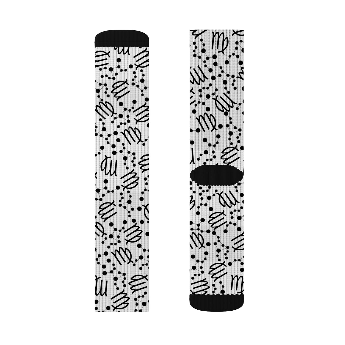 Zodiac Sublimation Socks Virgo Zodiac sign
