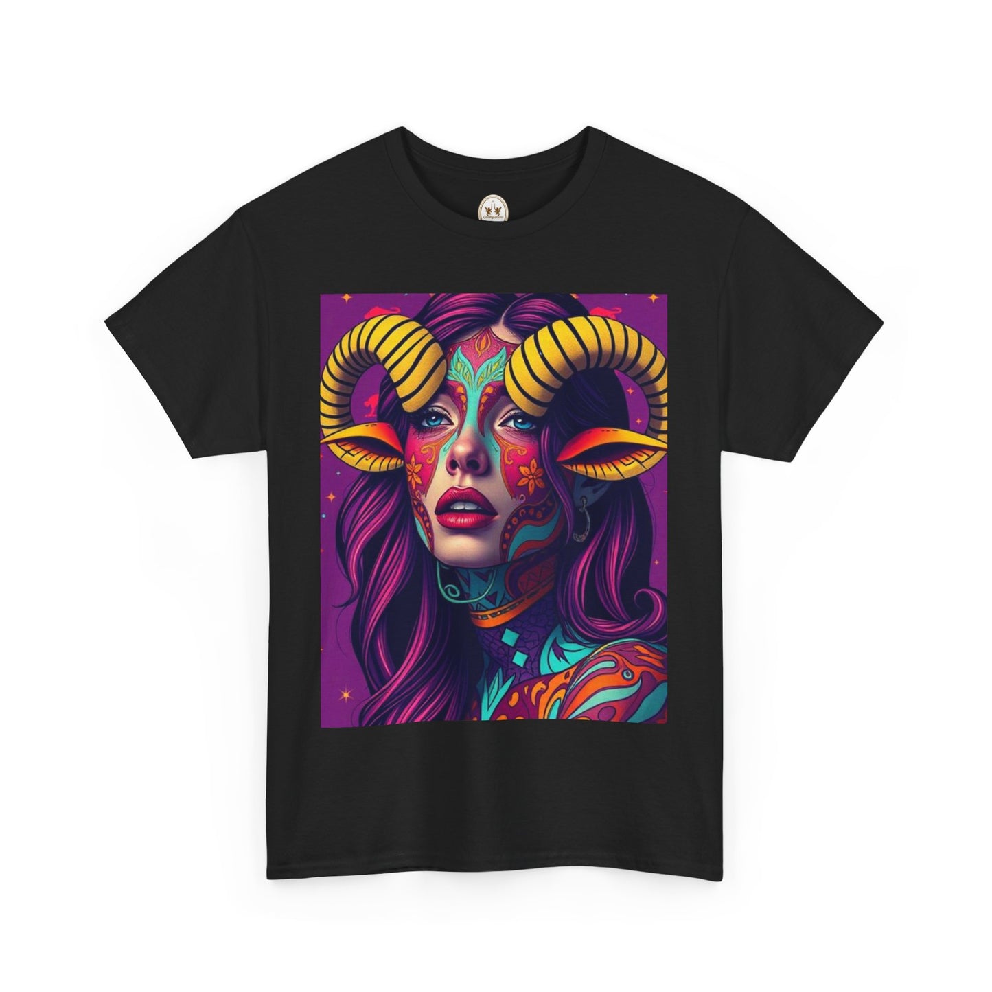 Unisex Heavy Cotton T-Shirt, Taurus, Zodiac v2, Sexy Art