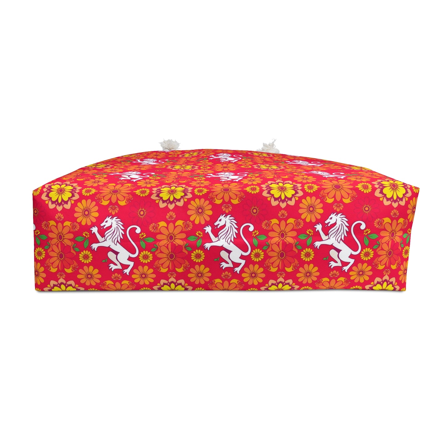 Weekender Bag, Leo, Zodiac v4, Flower Pattern