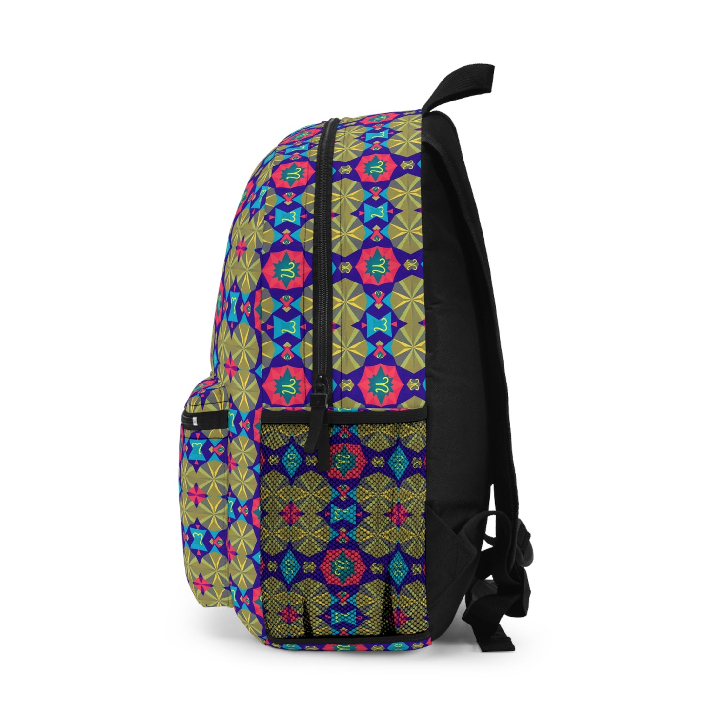 Backpack, Aquarius, Zodiac v1, Shapes Pattern