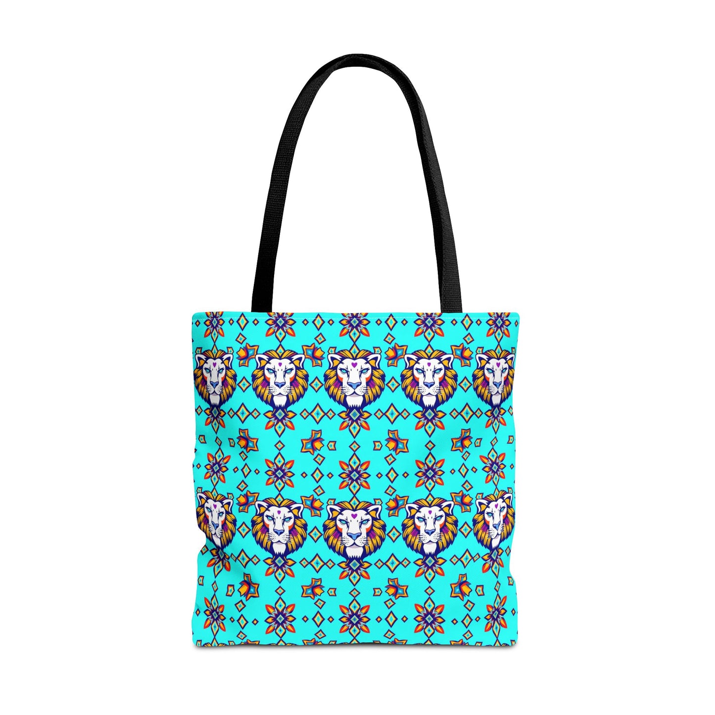 Tote Bag (AOP), Leo, Zodiac v1, Jewel Pattern