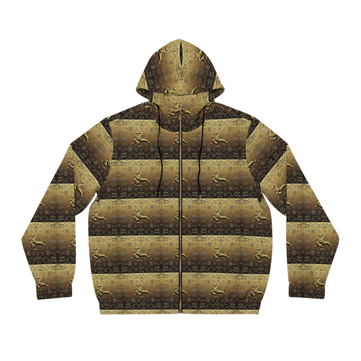 Full-Zip Hoodie (AOP), Aquarius, Zodiac v1, Pattern